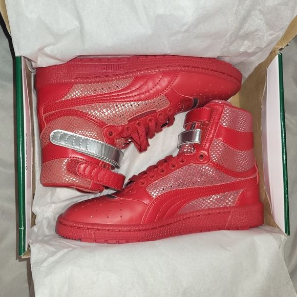 NIB Puma Sz6 Sky II Hi Future Minimal in Barbados Cherry - Picture 8 of 11